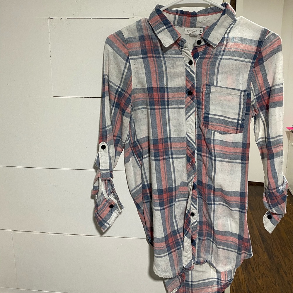Plaid button up shirt